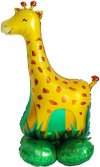 Шар 3D (47''/119 см) Фигура на подставке, Жираф, 1 шт. в уп.