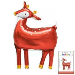Шар (38"/97 см) Фигура, Олень, 1 шт. в уп.